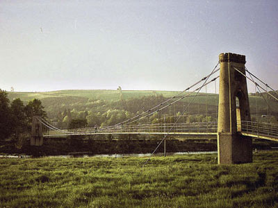 Gattonside Bridge before reconstruction